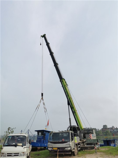 惠阳区桥梁建设吊装案例